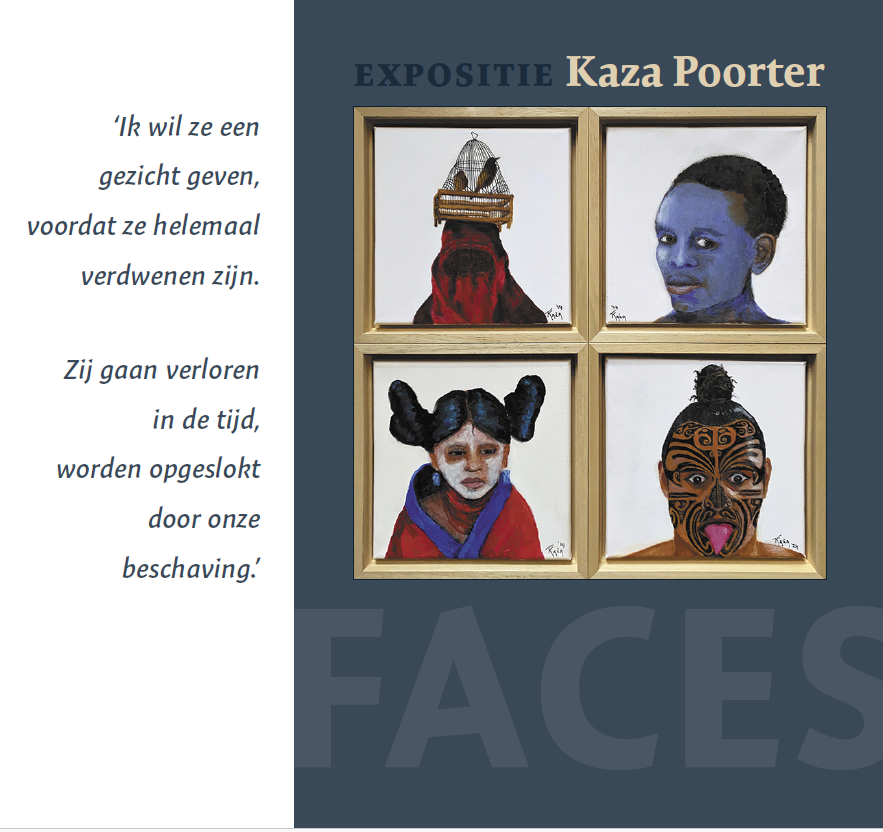 Expositie Faces Kaza Porter